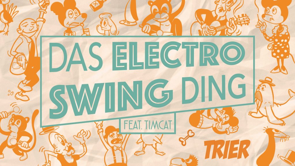 The logo of 'Das Electro Swing Ding' at Forum Club Trier